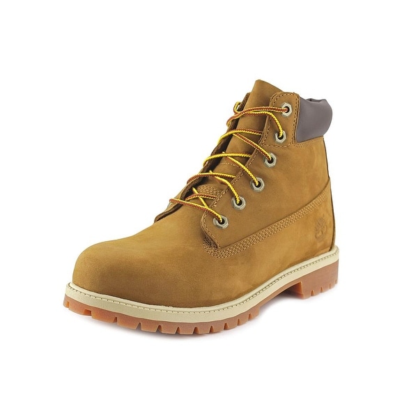 Timberland 6" Premium Youth Round Toe Leather Brown Work Boot