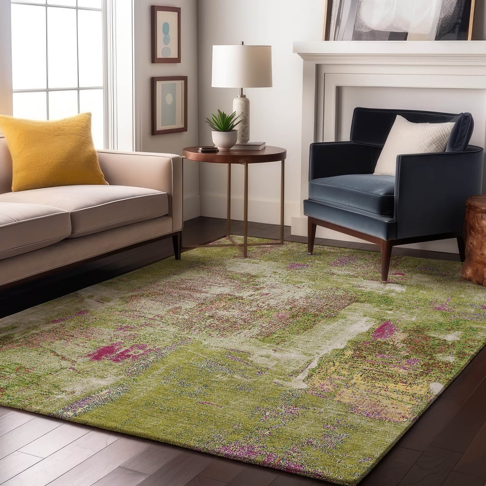 Premium Washable Super Soft Abstrct Flair Mayfield Rug