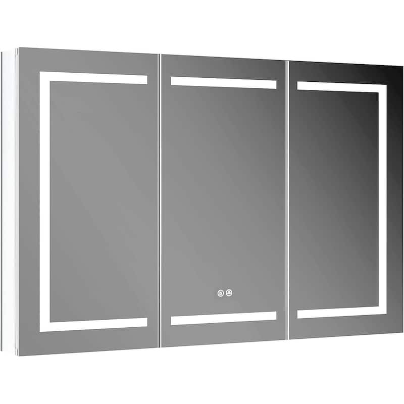 Blossom LED Mirror Medicine Cabinet with Lights - 48x32