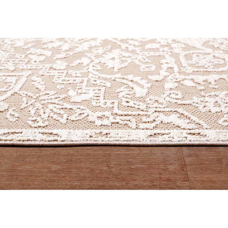Obeetee Resort Heriz Performance Woven Indoor/Outdoor Area Rug