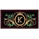 preview thumbnail 19 of 24, SAFAVIEH Handmade Monogram Florea Casual Rug 2' x 6' Runner - K - Black/Multi - Runner
