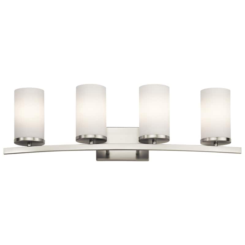 Kichler Crosby 4 Light 31" Wide Bathroom Vanity Light - Brushed Nickel