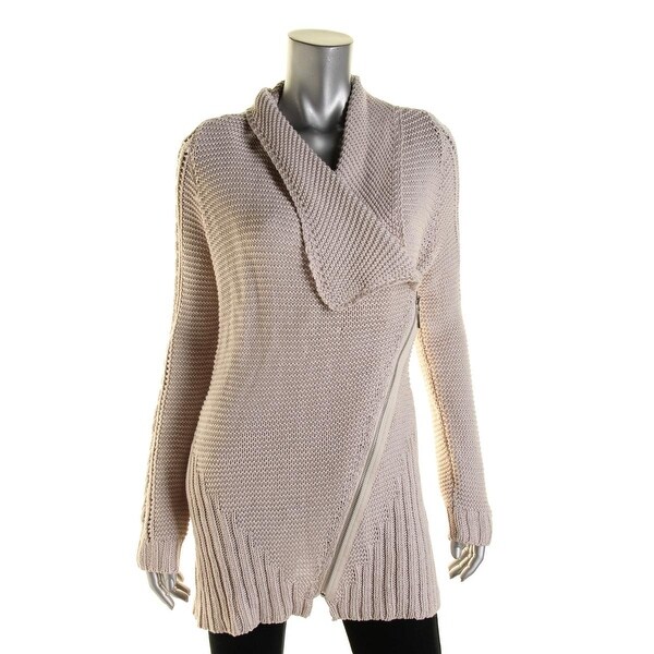 rachel roy zip asymmetrical sweater