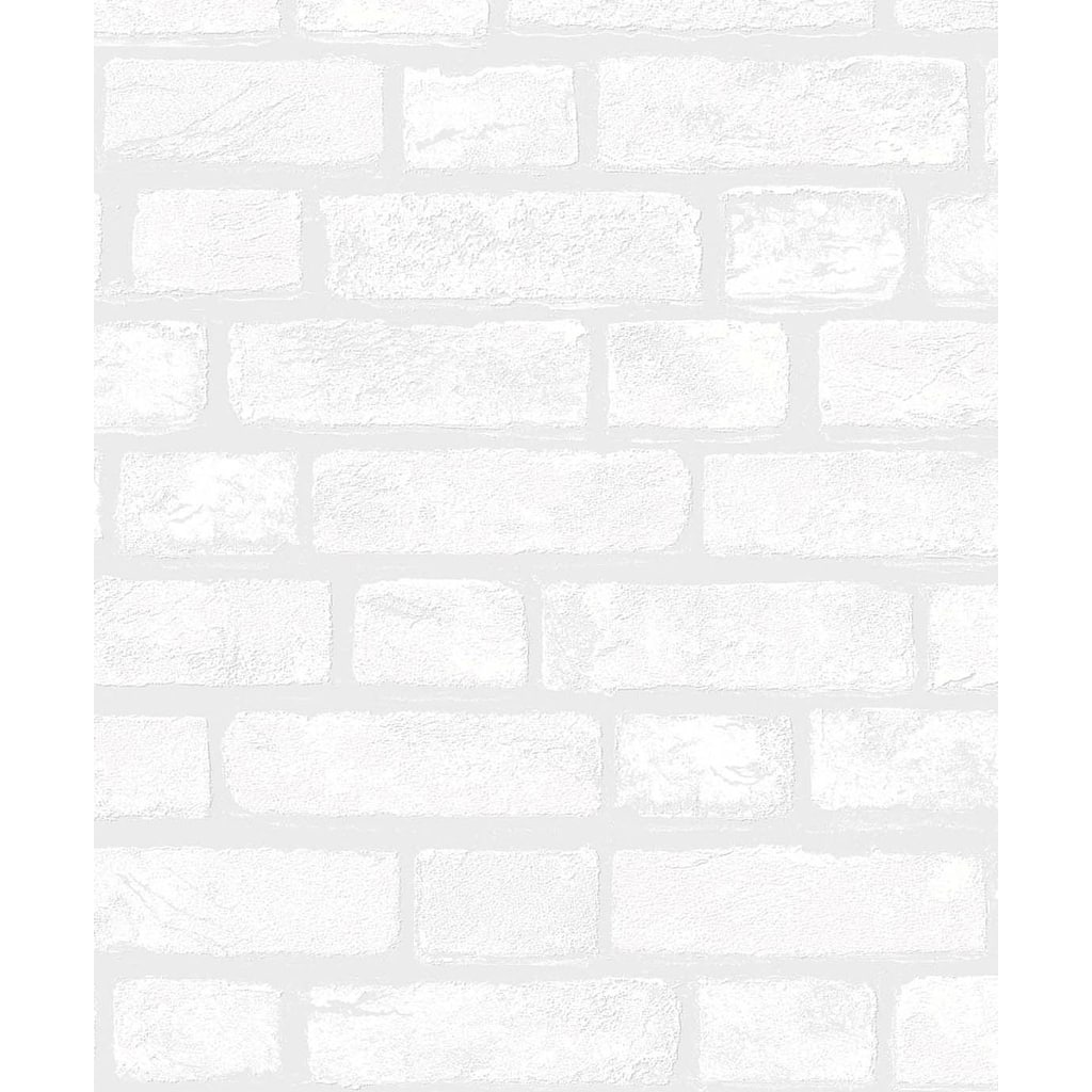 NextWall Vintage Brick Paintable Peel and Stick Wallpaper - 20.9 in. W x 18 ft. L