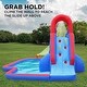 preview thumbnail 3 of 4, Sunny & Fun Slide 'N Spray Inflatable Water Slide Park & Blow up Pool with Air Pump - Blue