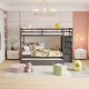 preview thumbnail 26 of 51, Hardwood Twin Over Twin Bunk Bed with Trundle and Staircase