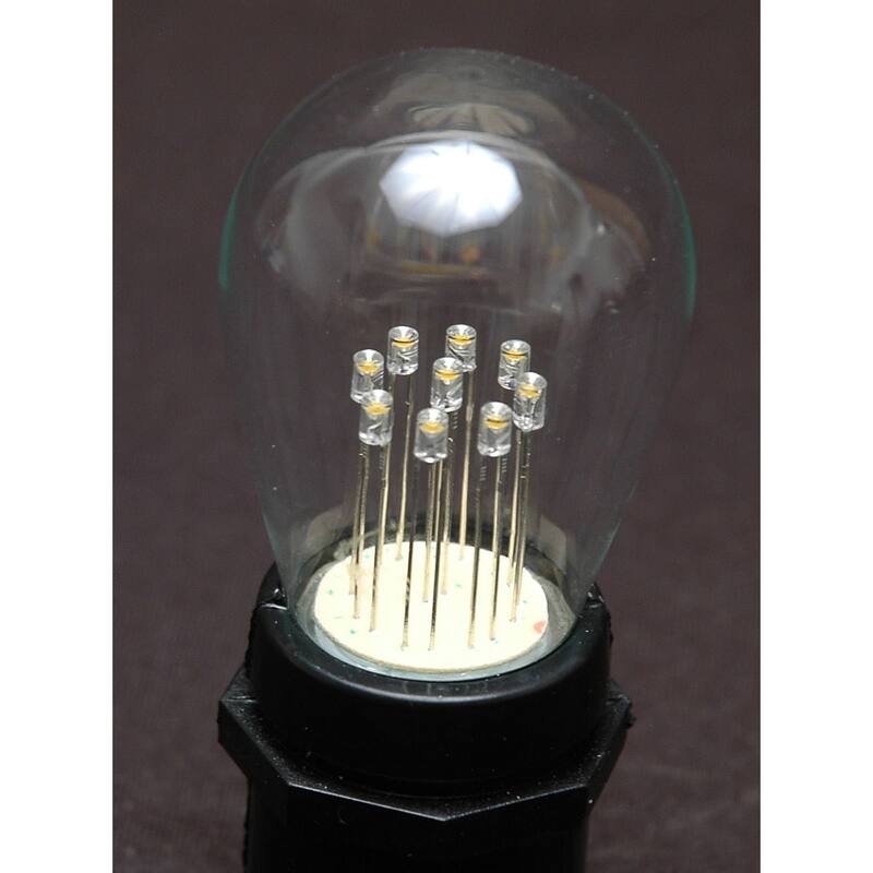 LED S14 Outdoor Patio Edison Replacement Bulbs, Warm White, E26 Base - Small
