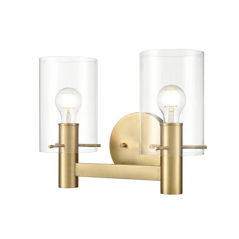 Millennium Lighting 55102 Apolla 2 Light 15" Wide Vanity Light - Vintage Brass
