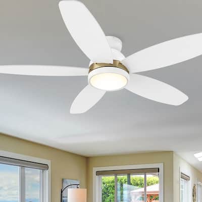 CARRO Cerus 48" 5-Blade Indoor Ceiling Fan with Light and Remote