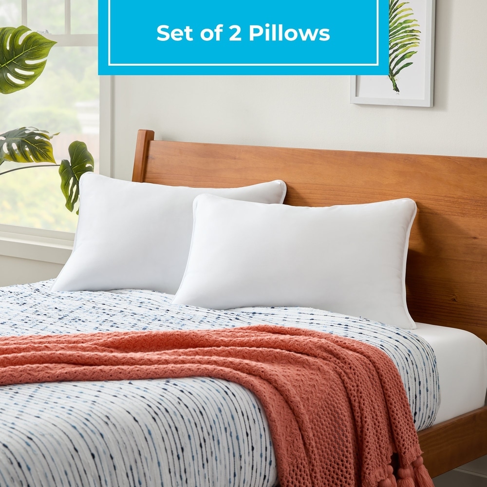 King Size Linenspa Essentials Lucid Comfort Collection Bed Pillows Bed Bath Beyond