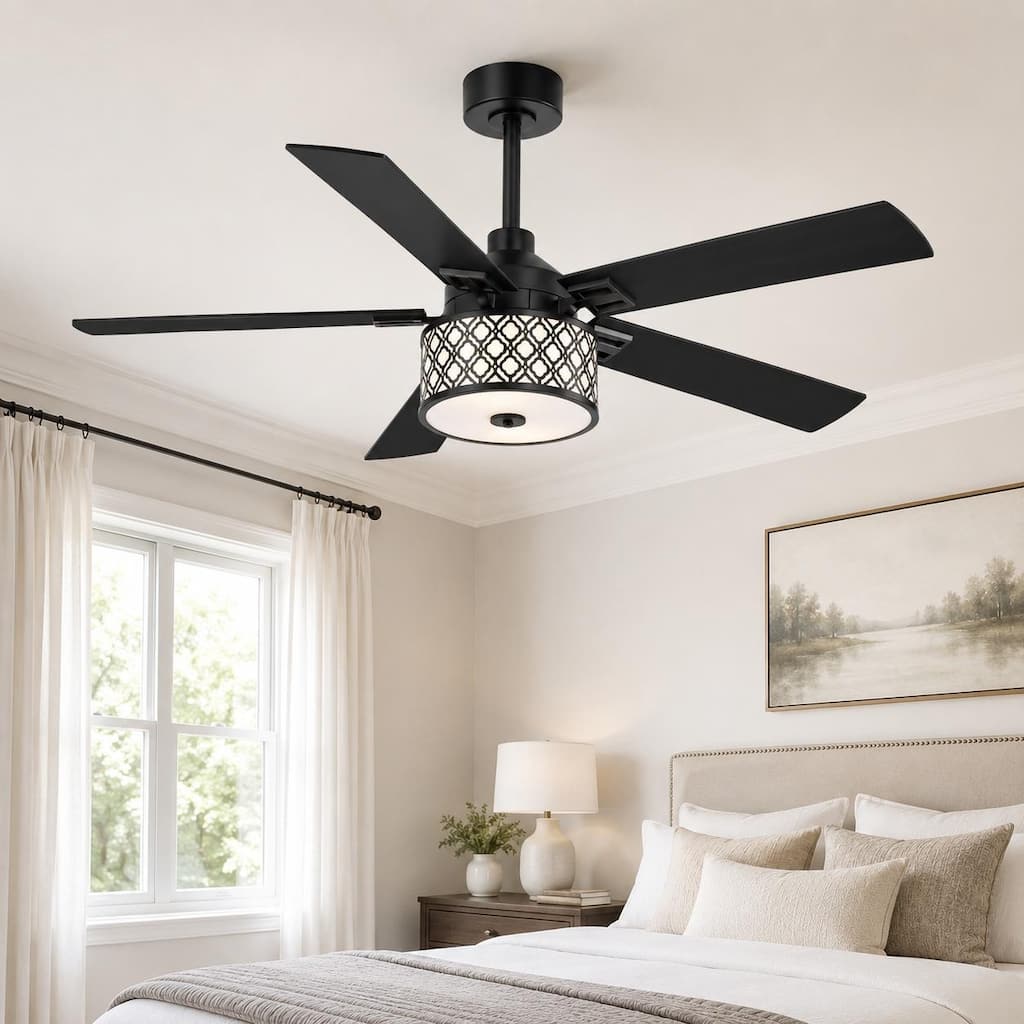 52-IN Ceiling Fan with Light Kit(5 blade)