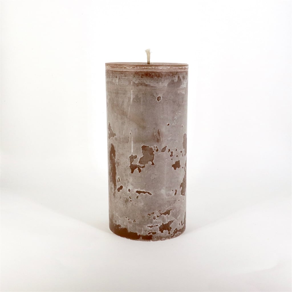 Lg. Round 1-Wick Pillar Candle 6"Dia x 12.5"H Opaque - Opaque - Opaque