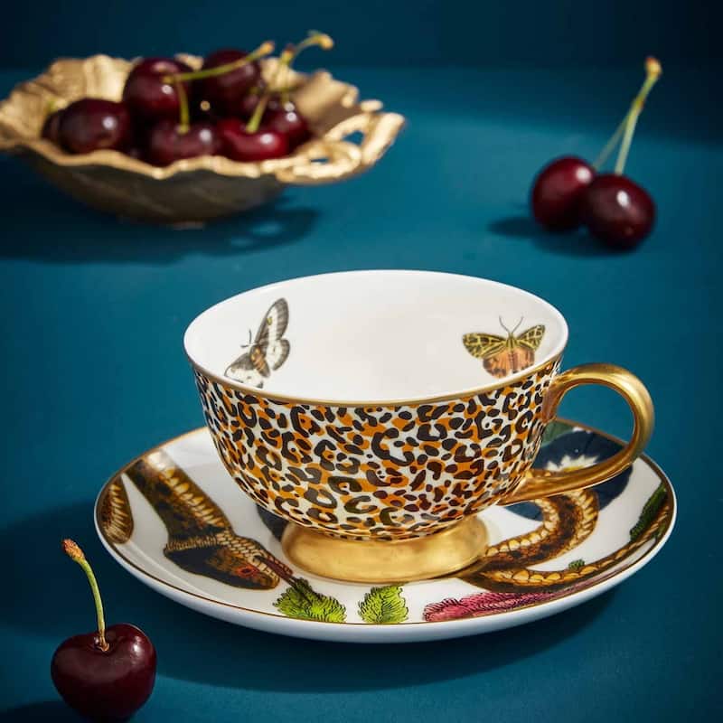 Spode Creatures of Curiosity Teacup and Saucer - 6.7 oz.