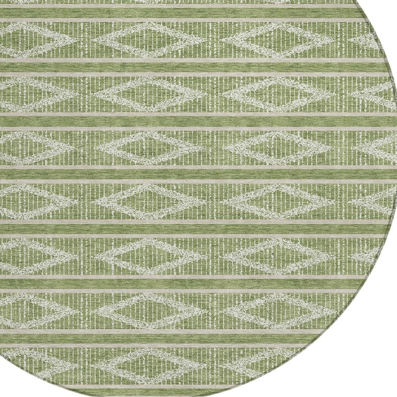 HomeRoots Geometric Transitional Rectangle Outdoor Rug