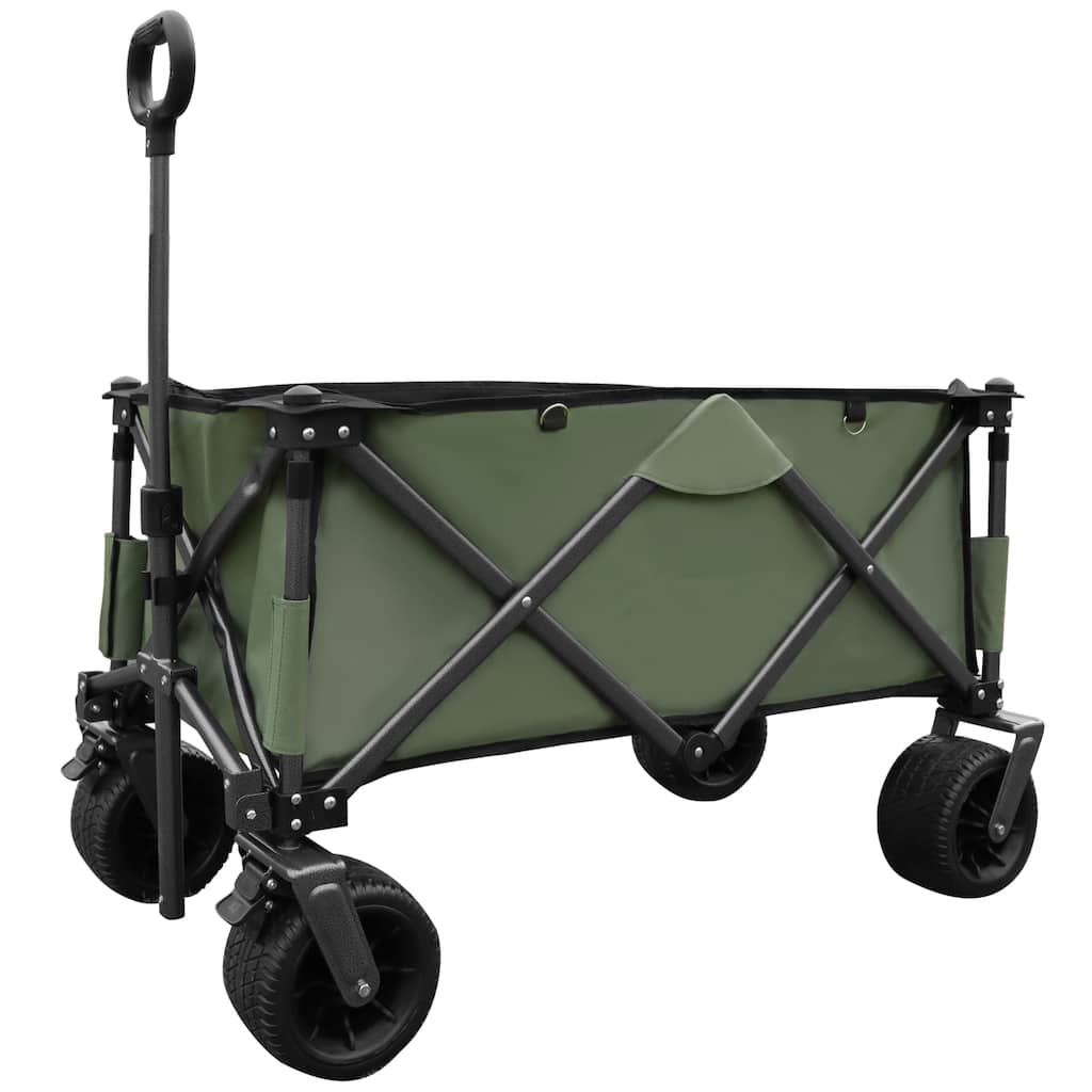 Utility Park Garden Cart - Folding Camping & Picnic Trolley, Green