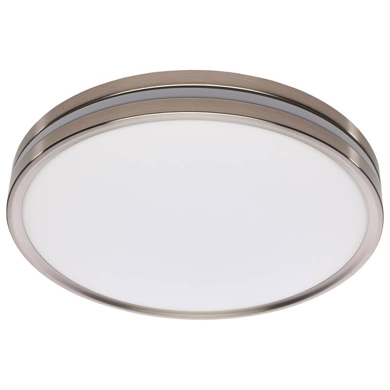 15 Inch Surface Mount with Night Light 5 CCT Selectable Brushed Nickel Finish - Brushed Nickel