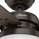 preview thumbnail 8 of 27, Hunter 52" Sentinel Ceiling Fan with LED Light Kit and Handheld Remote