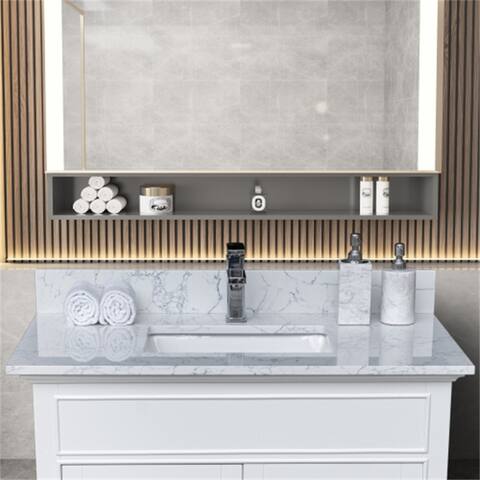 bathroom stone vanity top Carrara jade