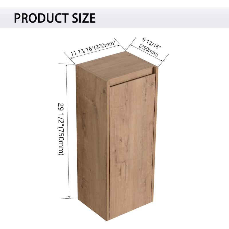 Malwee 12"/36" Bathroom Cabinet Wall Mounted Storage, Bathroom Medicine Cabinet with Soft Close Door and Shelf Over The Toilet