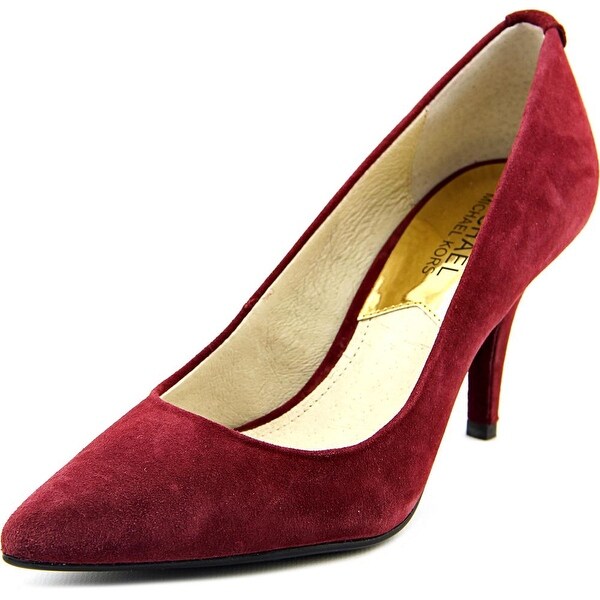 michael kors burgundy heels