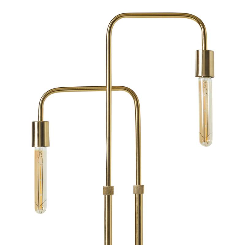 Skye 62" Floor Lamp, Brass