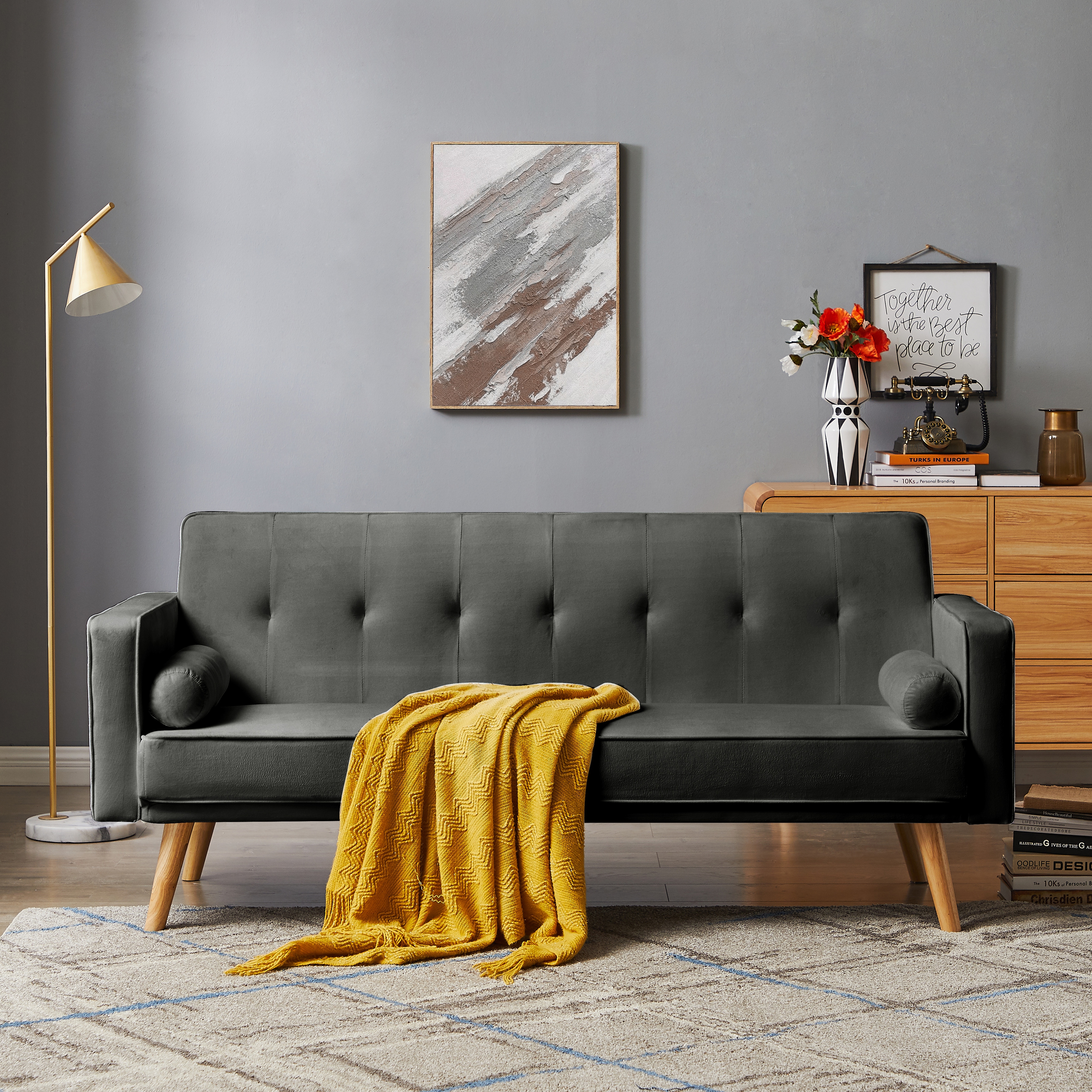 72 inch futon shop couch
