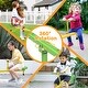 preview thumbnail 7 of 5, Kids Seesaw Spinning Teeter Totter 360 Degrees Rotating Outdoor Play - 74.8 x 30 x 15 in