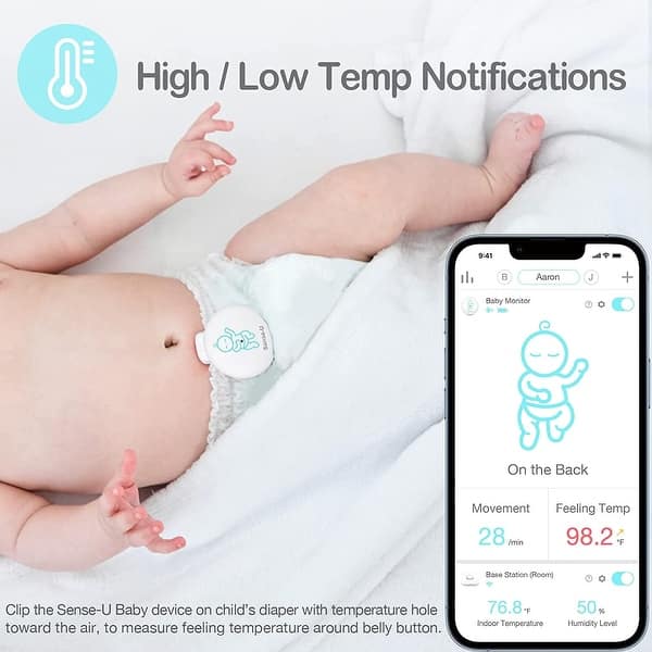 Baby Sense-U Smart Baby Monitor 3 (ピンク) Monitor Sense-U Smart Baby Monitor 3