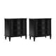 preview thumbnail 2 of 27, HULALA HOME Alois Traditional 3-Drawer End Table with Built-in Charging Station and Solid Wood Spindle Legs Set of 2