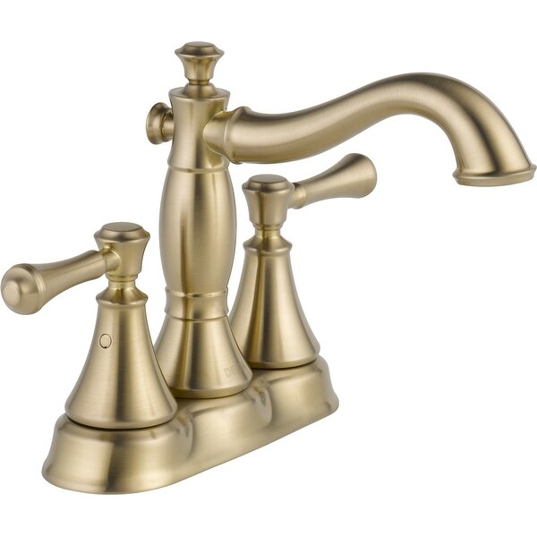 Delta Cassidy Centerset Bathroom Faucet with Pop-Up Drain Assembly