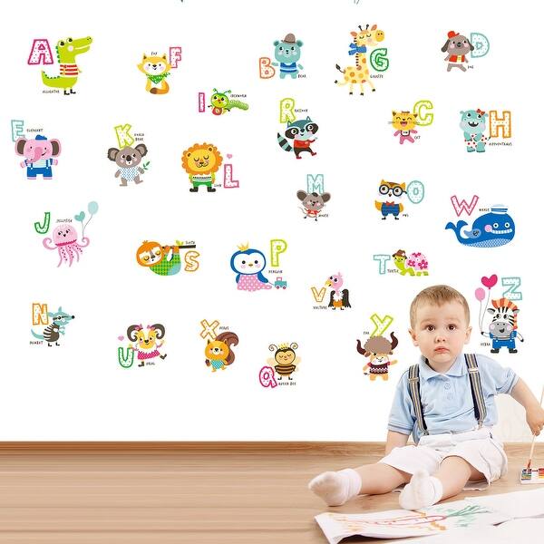 Shop Chezmax Diy Alphabet Abc Wall Decals Wall Stickers Removable