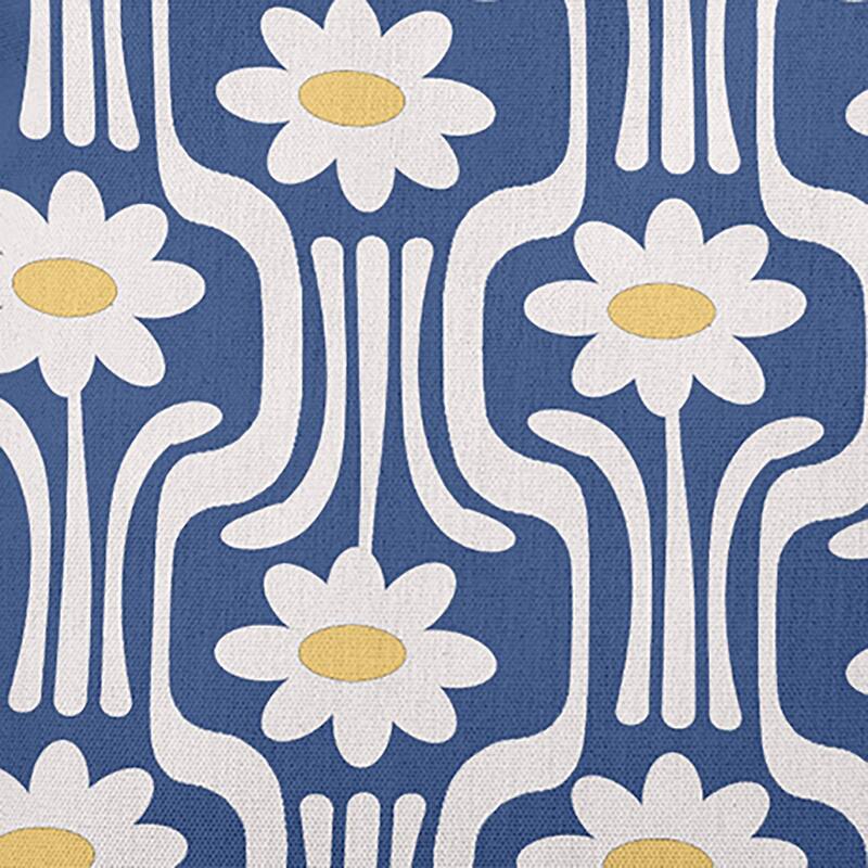 Daisys and Squiggles Indoor/Outdoor Throw Pillow