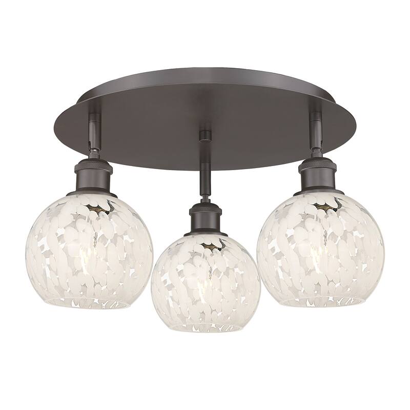 Innovations Lighting 516-3C-9-18-White Mouchette-Indoor Ceiling