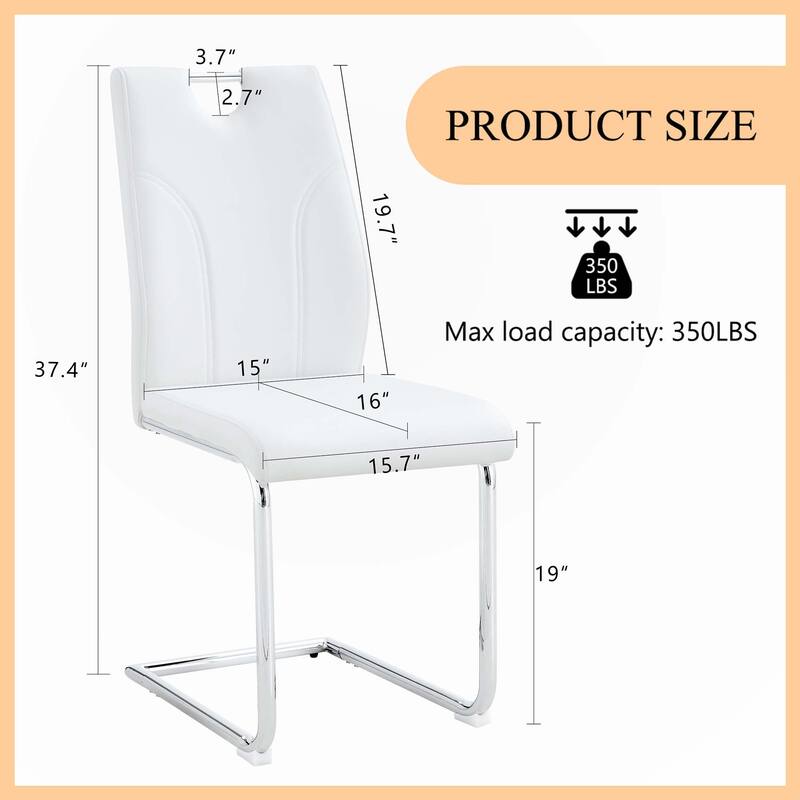 PU Dining Chair Set(Set of 6)