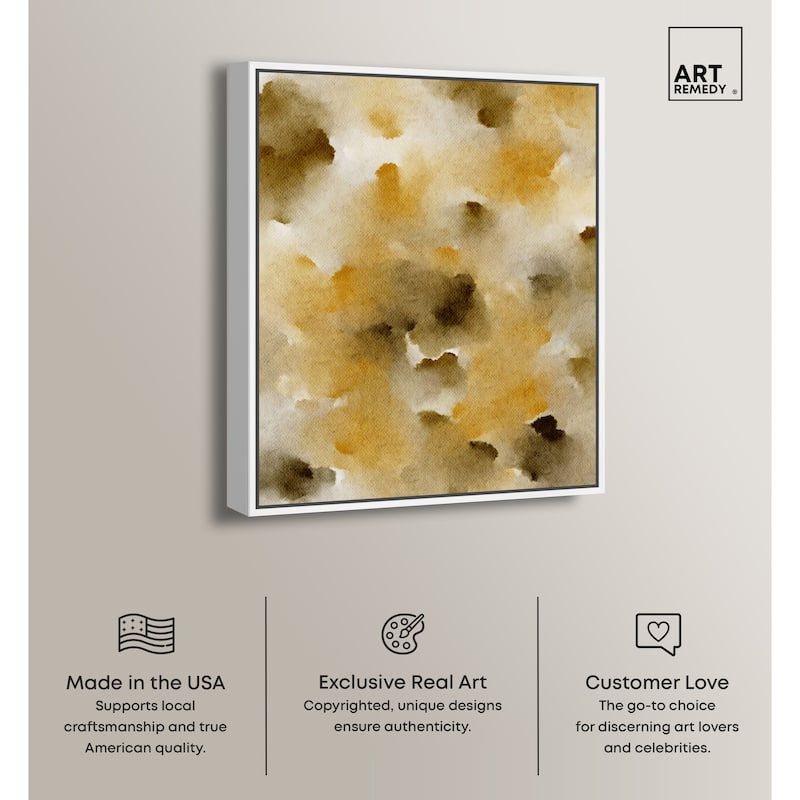 Art Remedy Granola Chocolate Chips Framed Watercolor Boho Abstracts