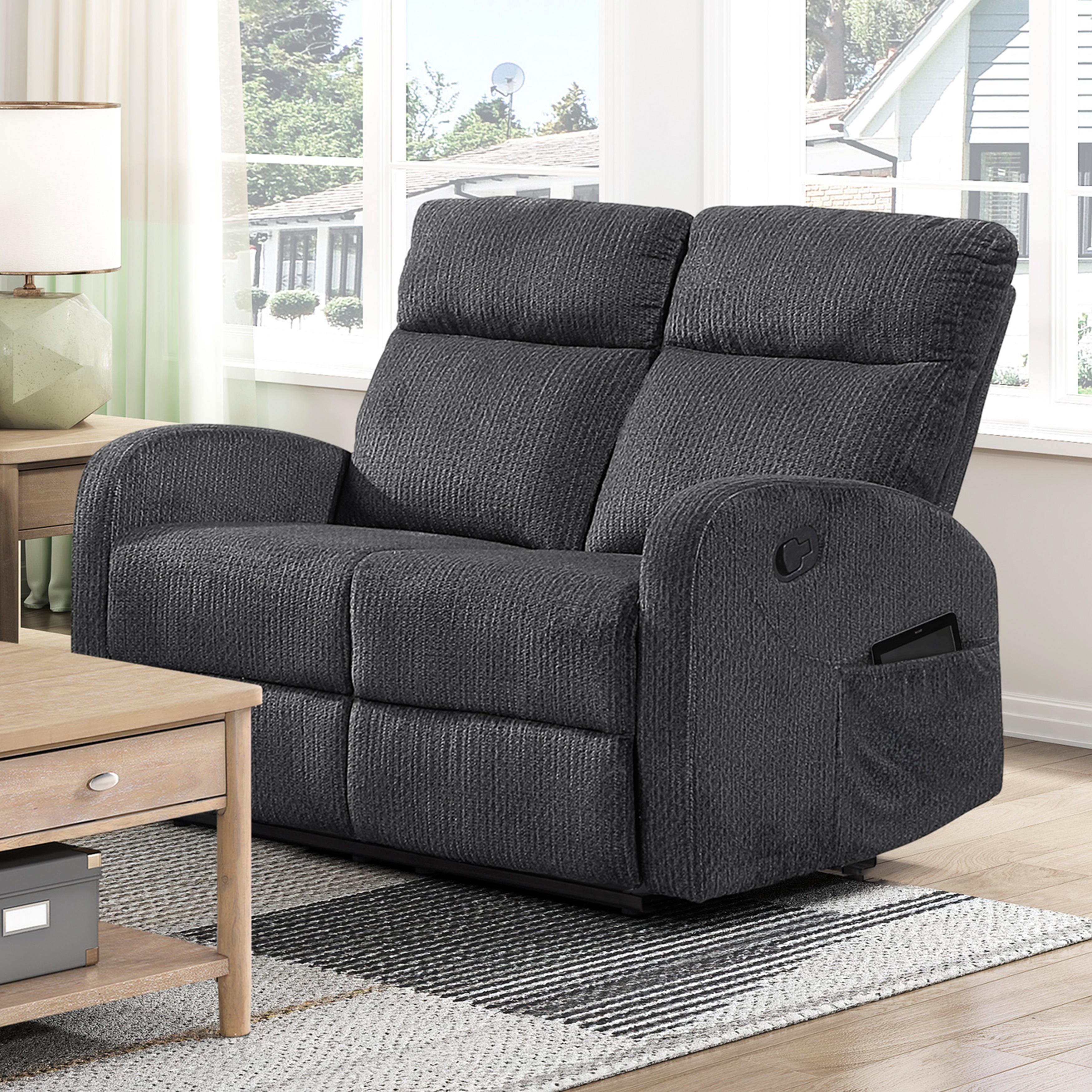 Fremont & Park Oliver Manual Double Reclining Loveseat