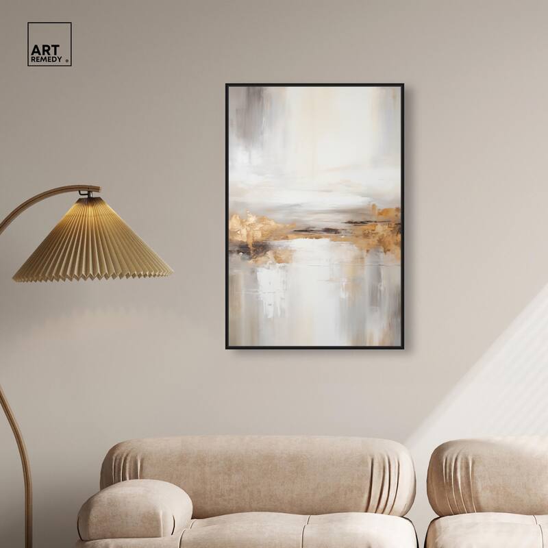 Gold Dust II Canvas by Art Remedy