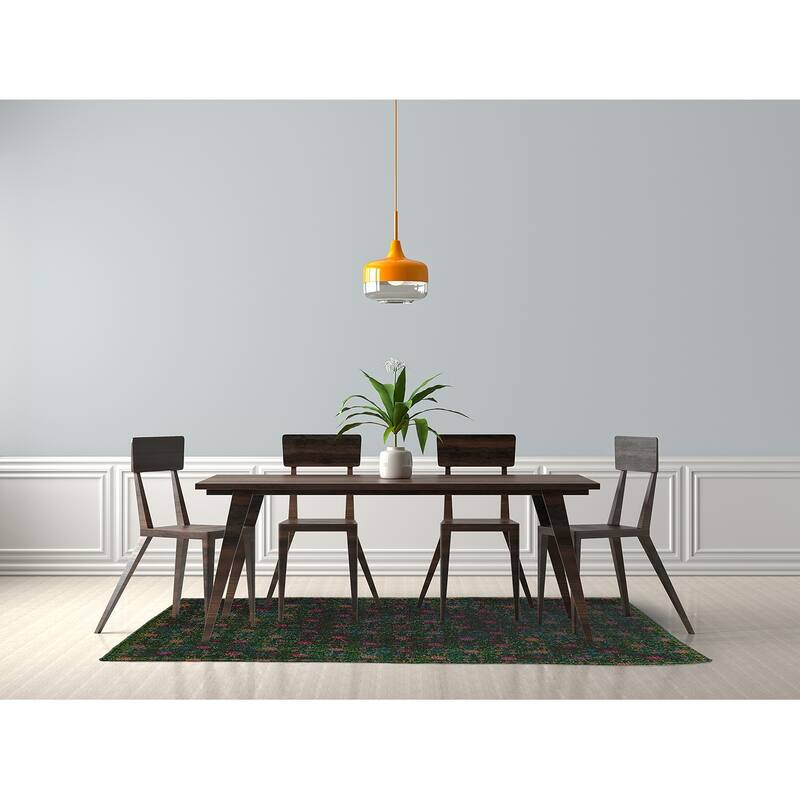 Layered Sun Tile Rug