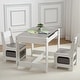 preview thumbnail 8 of 12, 4-in-1 Kids Activity Table Set Grey