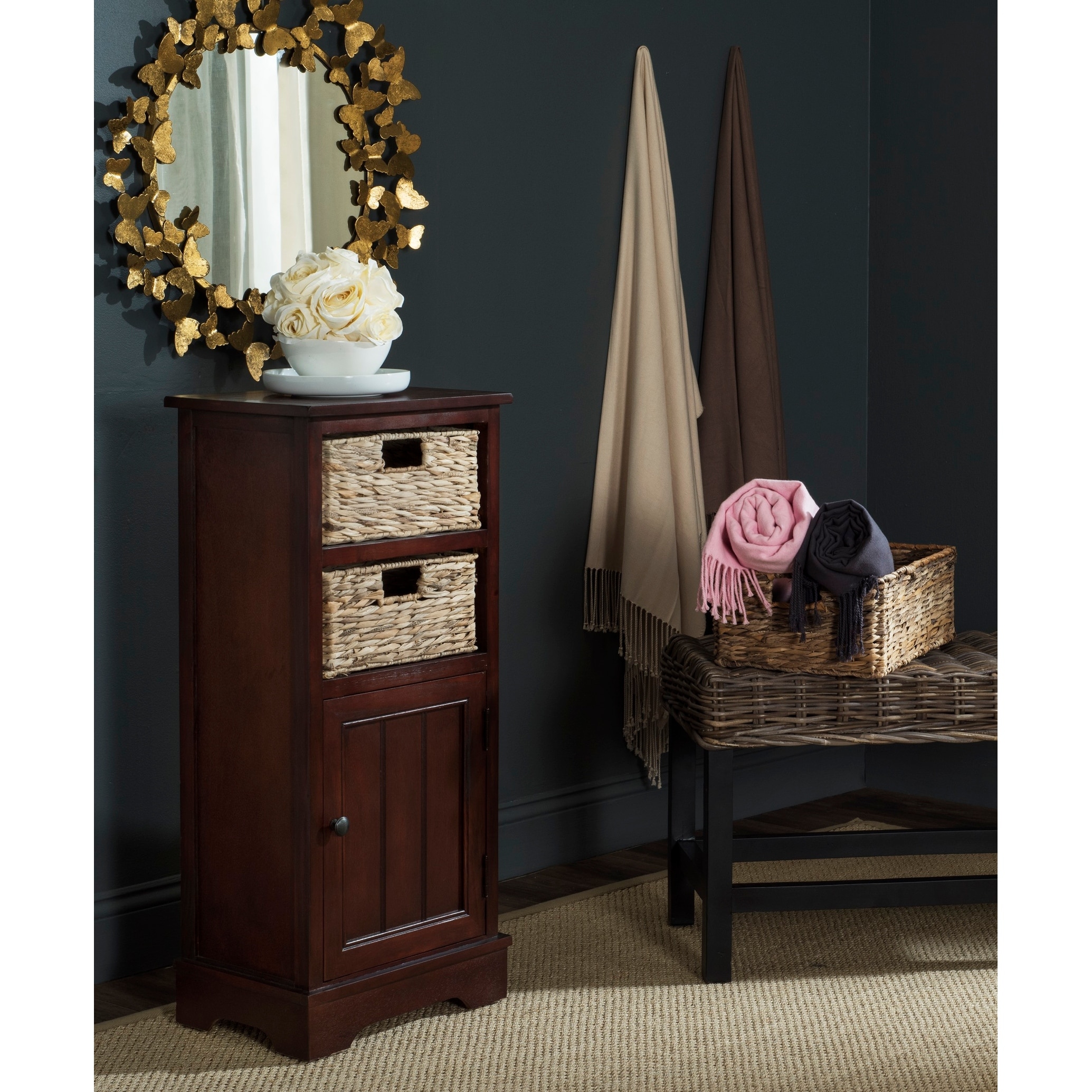 Safavieh connery hot sale cabinet