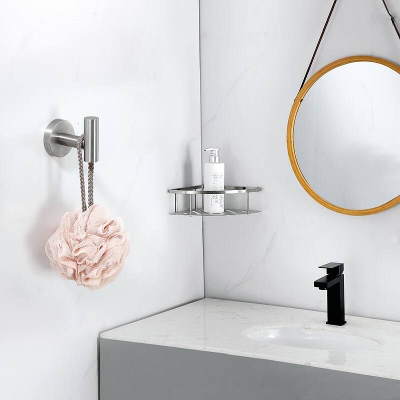 Bathroom Robe Hook Round Towel Hook in 304 Stainless Steel