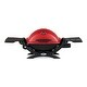 preview thumbnail 1 of 1, Weber Q 1200 Gas Grill - LP Gas (Red)