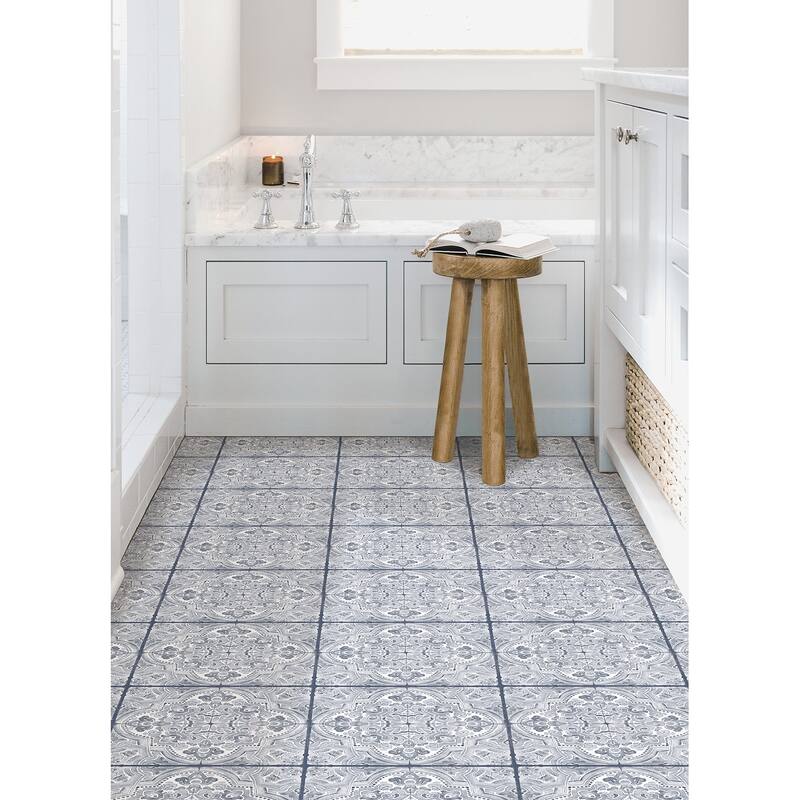 FloorPops Hastings Peel & Stick Floor Tiles