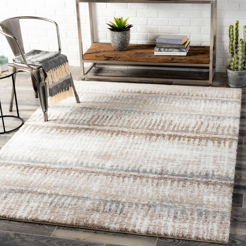 Livabliss Portofino Minimalist Ombre Area Rug - 7' 10" x 10'
