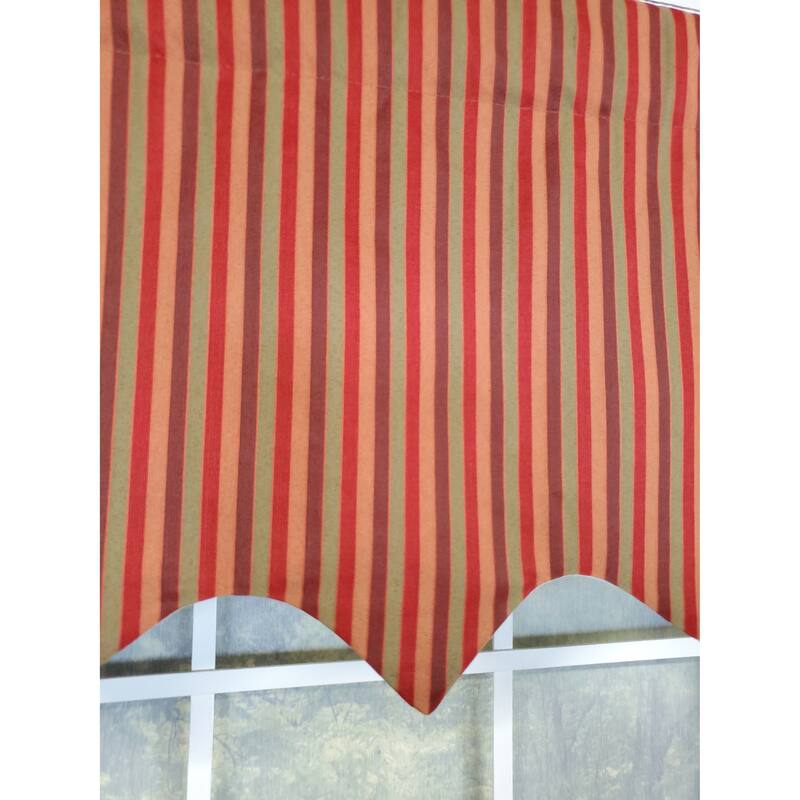 Roman Stripe Regal Valance