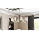 preview thumbnail 7 of 5, Allard 8-Light Brushed Nickel Chandelier