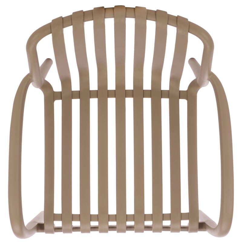 SAFAVIEH Outdoor Living Holly Stacking Dining Armchair (Set of 2) - 22"W x 22"D x 32"H