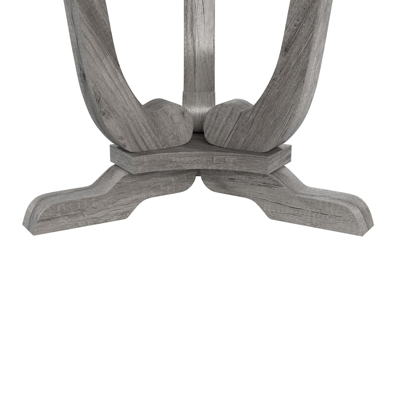 DH BASIC Farmhouse Vintage Grey Oak 25-inch End Table by Denhour