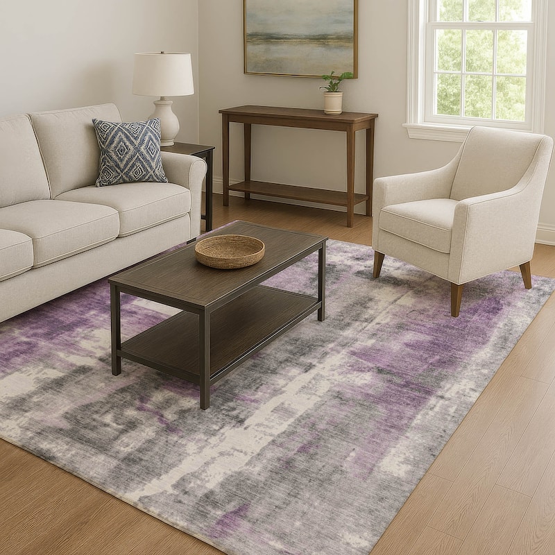 Premium Washable Super Soft Abstract Glam Mayfield Rug