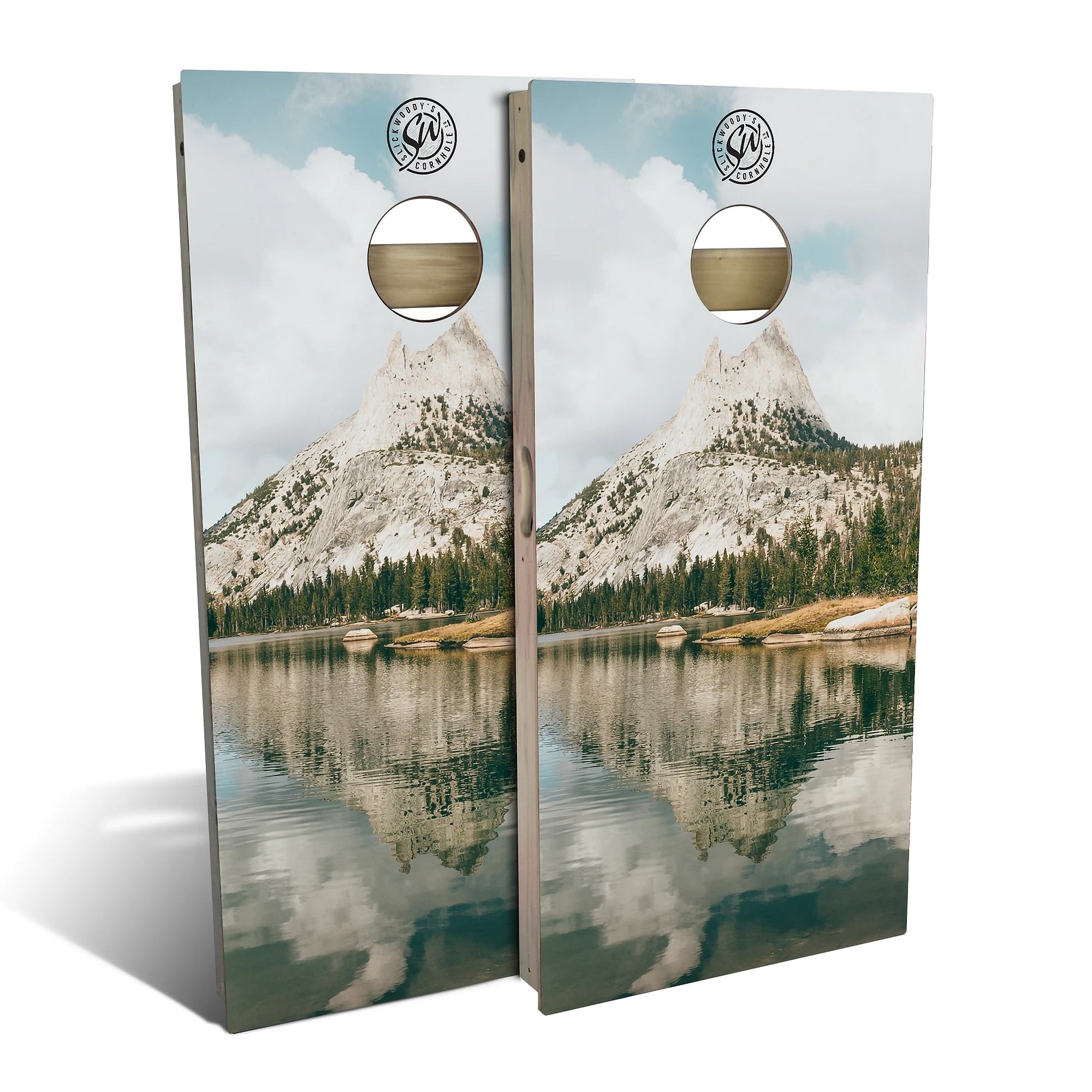 Mountain Lake Outdoor Cornhole Board Set